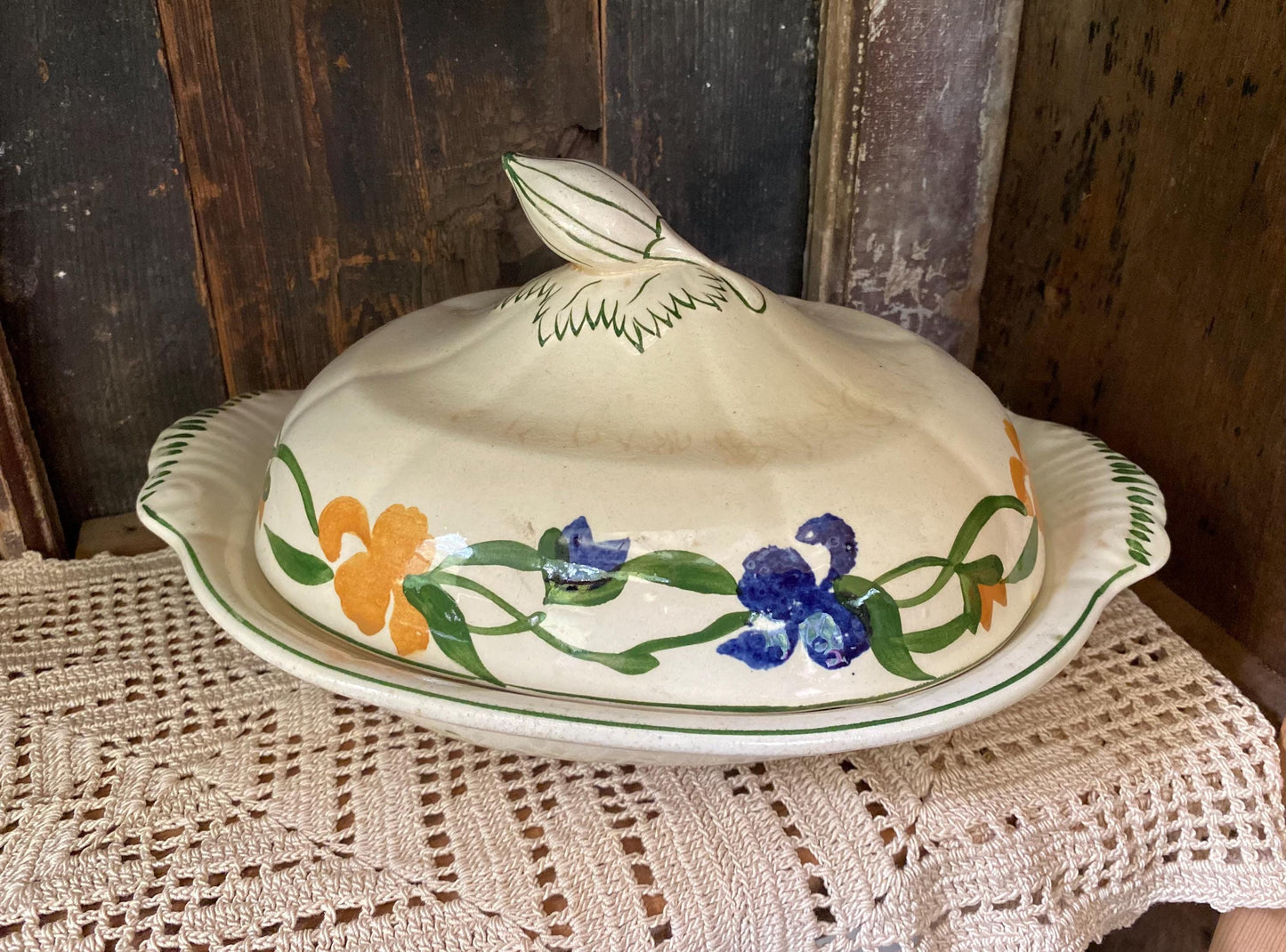 Covered Vegetable Dish/Tureen, Royal Adams Titanware, England
