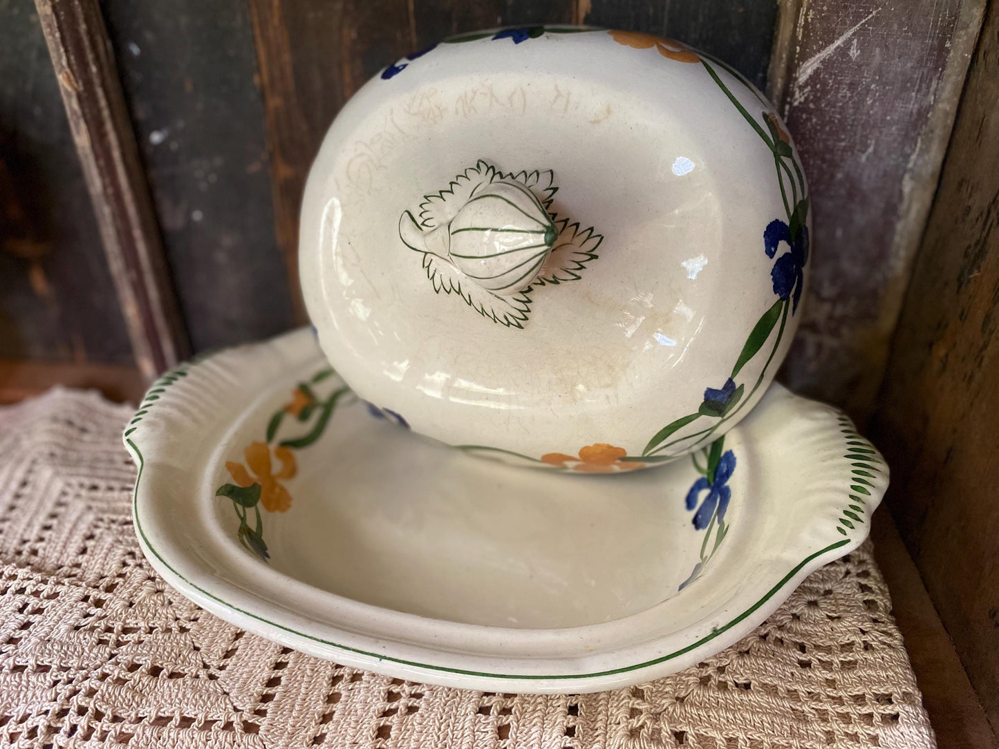 Covered Vegetable Dish/Tureen, Royal Adams Titanware, England
