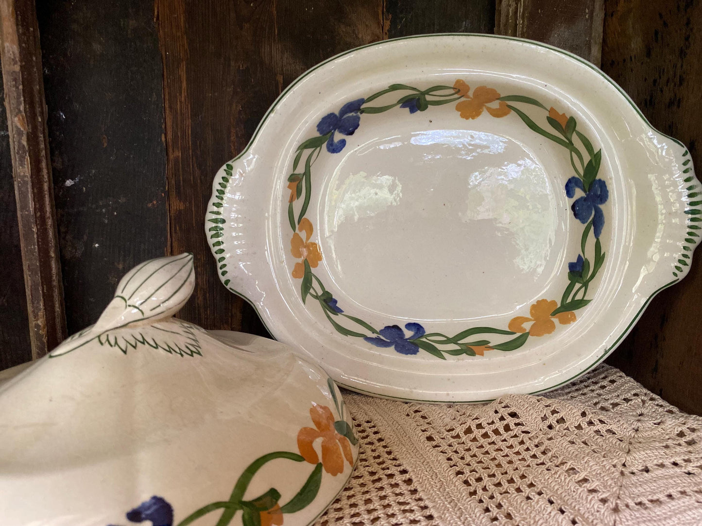 Covered Vegetable Dish/Tureen, Royal Adams Titanware, England