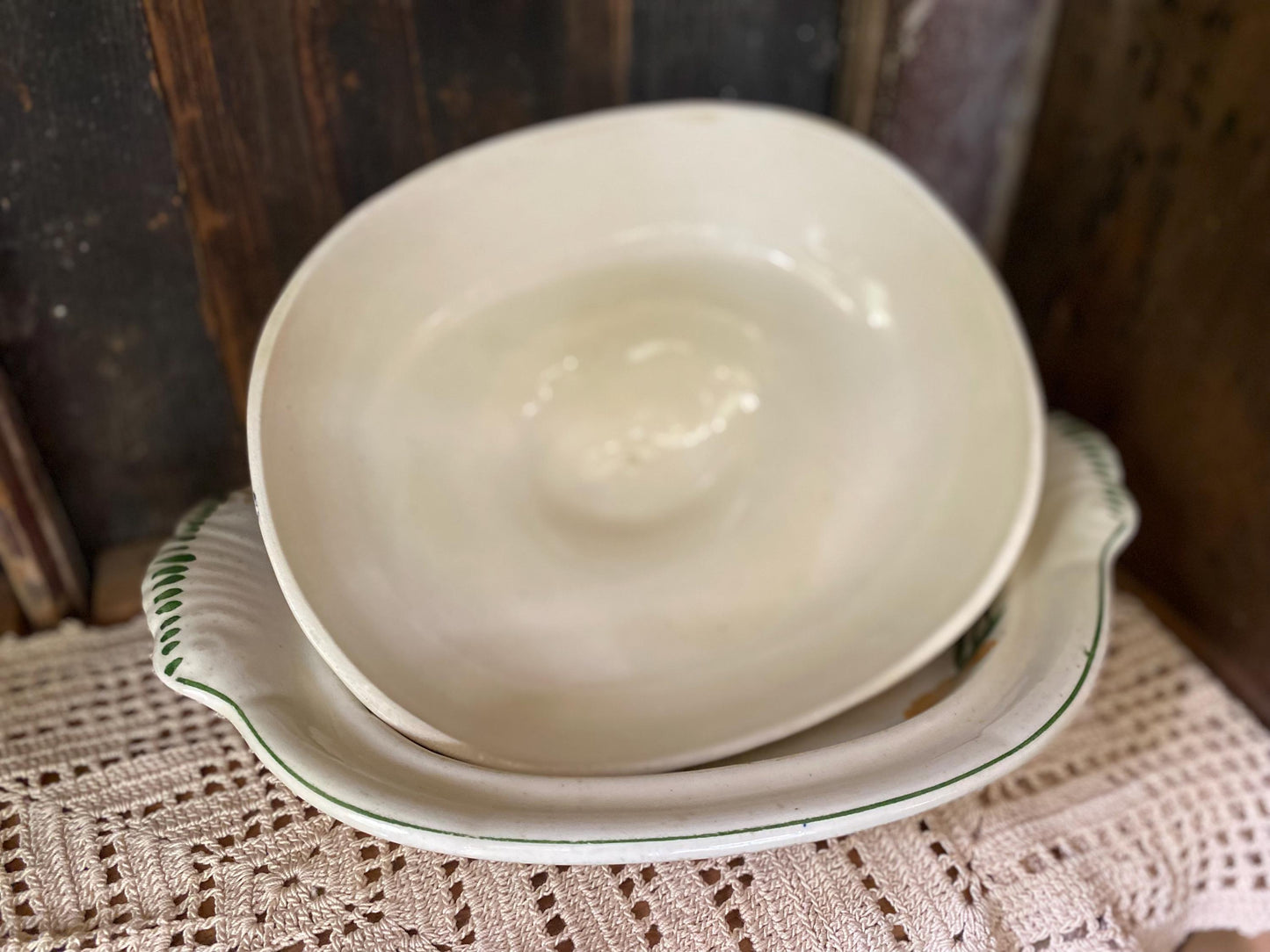 Covered Vegetable Dish/Tureen, Royal Adams Titanware, England