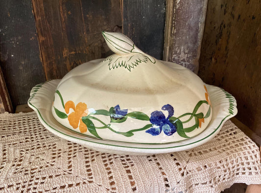 Covered Vegetable Dish/Tureen, Royal Adams Titanware, England