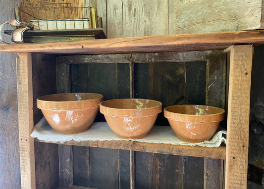Moon & Stars, Set of 3 Mixing Bowls, Pumpkin Color